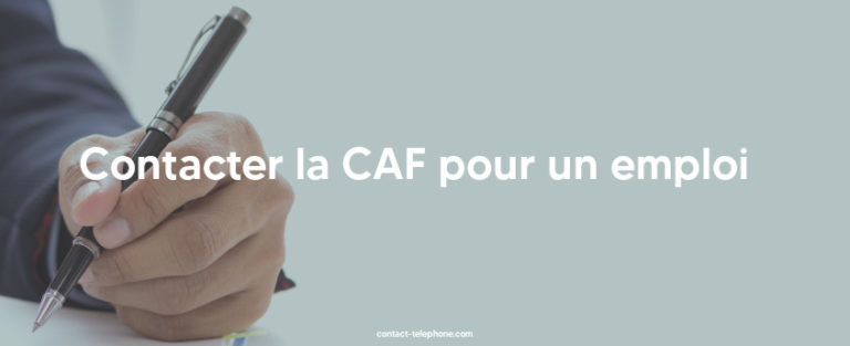 CAF Recrutement : Les Coordonnées De La CAF Pour Postuler à Un Emploi