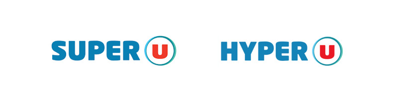 Logos de Super U et de Hyper U.