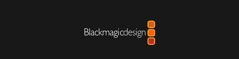 Logo de Black Magic Design.