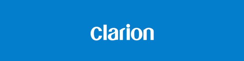 Logo de Clarion.